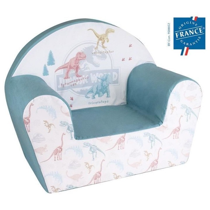FUN HOUSE JURASSIC WORLD Fauteuil Club dinosaures - l.52 x P.33 x H.42