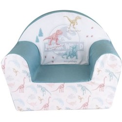 FUN HOUSE JURASSIC WORLD Fauteuil Club dinosaures - l.52 x P.33 x H.42 cm - Pour enfant origine France garantie