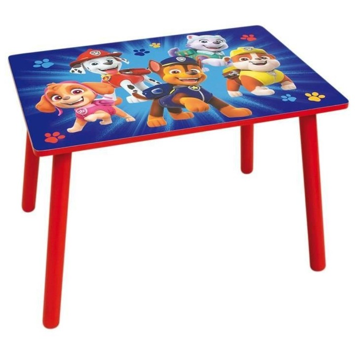 FUN HOUSE PAT'PATROUILLE Table H 41,5 cm x l 61 cm x P 42 cm avec une