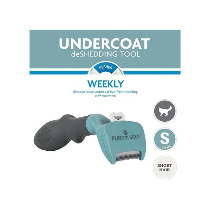 FURMINATOR Outil de toilettage pour chat de petite taille - Poils cour