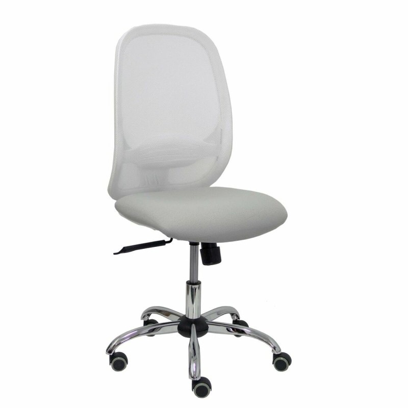 Chaise de Bureau Cilanco P&C B40CRRP Blanc Gris clair