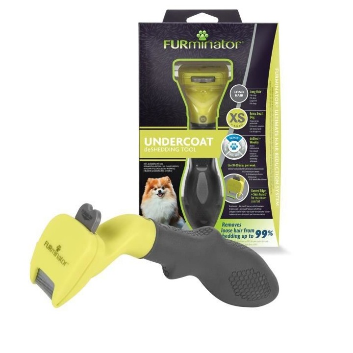 FURMINATOR Outil de toilettage pour chiens de tres petite taille a poi