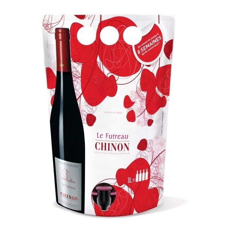 Le Futreau Chinon - Vin rouge de la Loire - BIB 3L
