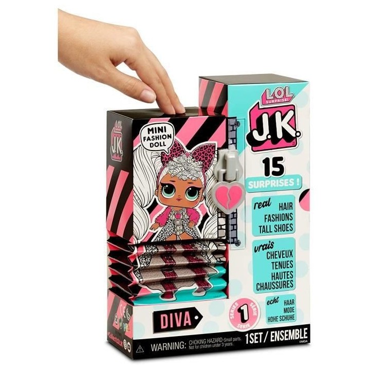 L.O.L. Surprise - Mini Poupée Mannequin JK - Diva