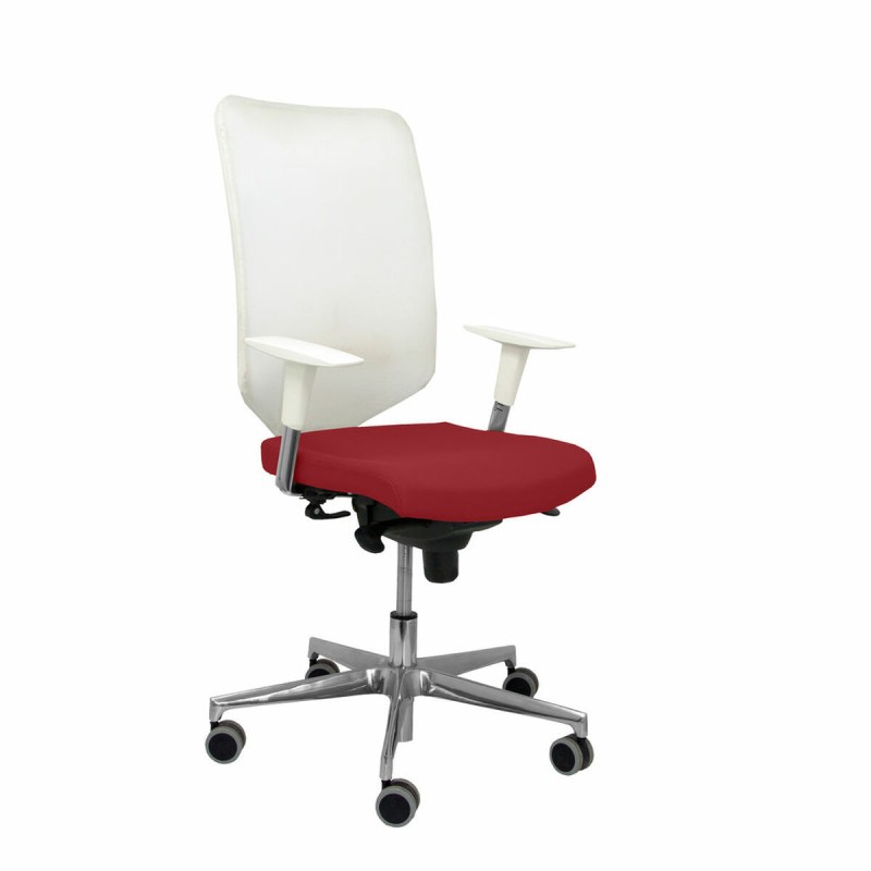 Chaise de Bureau Ossa P&C BALI933 Rouge Bordeaux