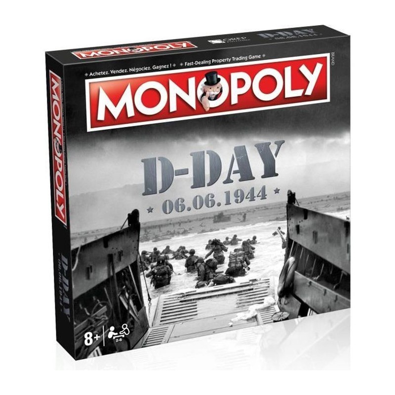 MONOPOLY - D-DAY - Jeu de societé - Version française