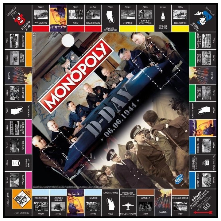 MONOPOLY - D-DAY - Jeu de societé - Version française