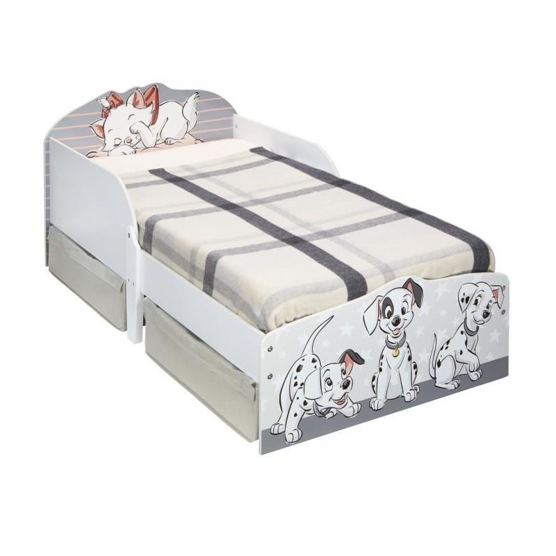 Disney Classics - Lit pour enfants avec tiroirs de rangement sous le lit -  pour matelas 140cm x 70cm