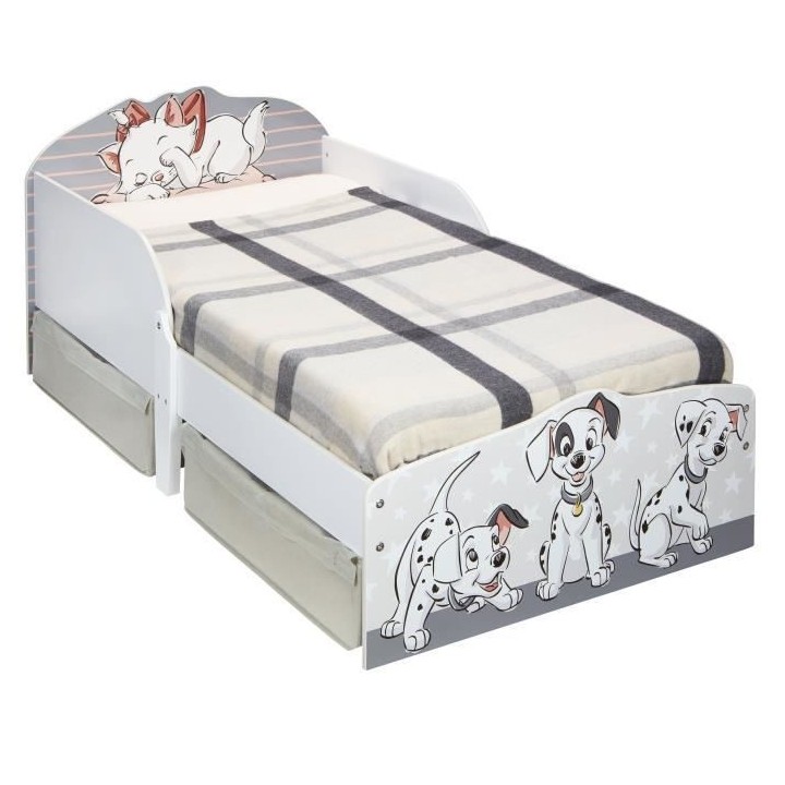 Disney Classics - Lit pour enfants avec tiroirs de rangement sous le l