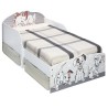 Disney Classics - Lit pour enfants avec tiroirs de rangement sous le lit -  pour matelas 140cm x 70cm