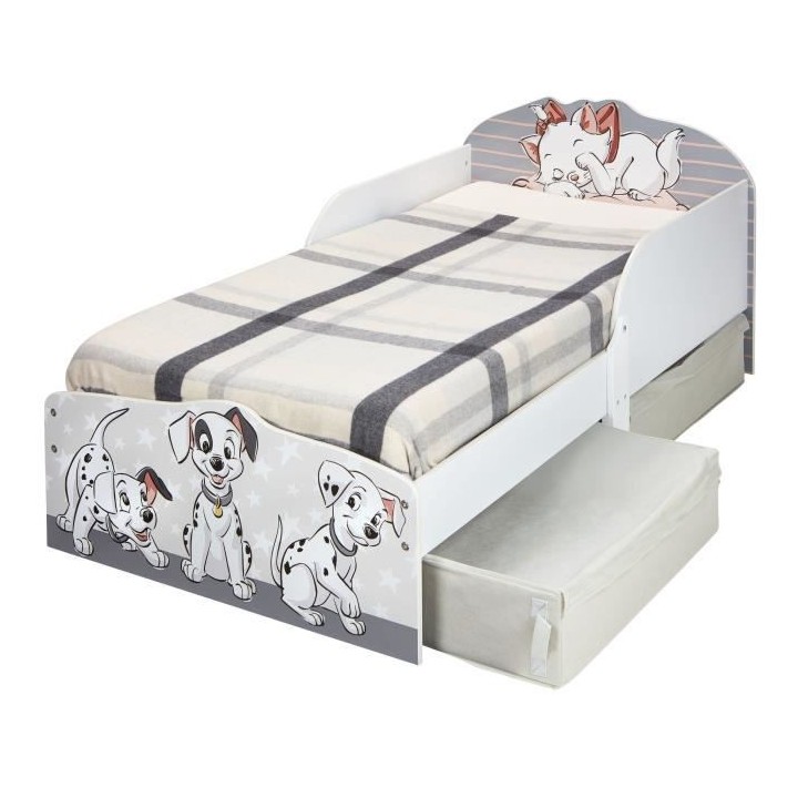 Disney Classics - Lit pour enfants avec tiroirs de rangement sous le l