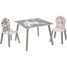 Disney Classics - Ensemble table et 2 chaises pour enfants - 101 Dalmatiens, Tambour, Bambi, Aristochats