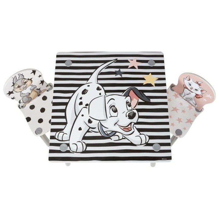 Disney Classics - Ensemble table et 2 chaises pour enfants - 101 Dalm