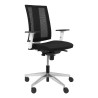 Chaise de Bureau Cózar P&C BALI840 Blanc Noir