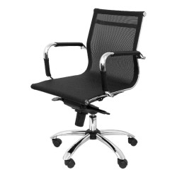 Chaise de Bureau Barrax confidente P&C 944520 Noir