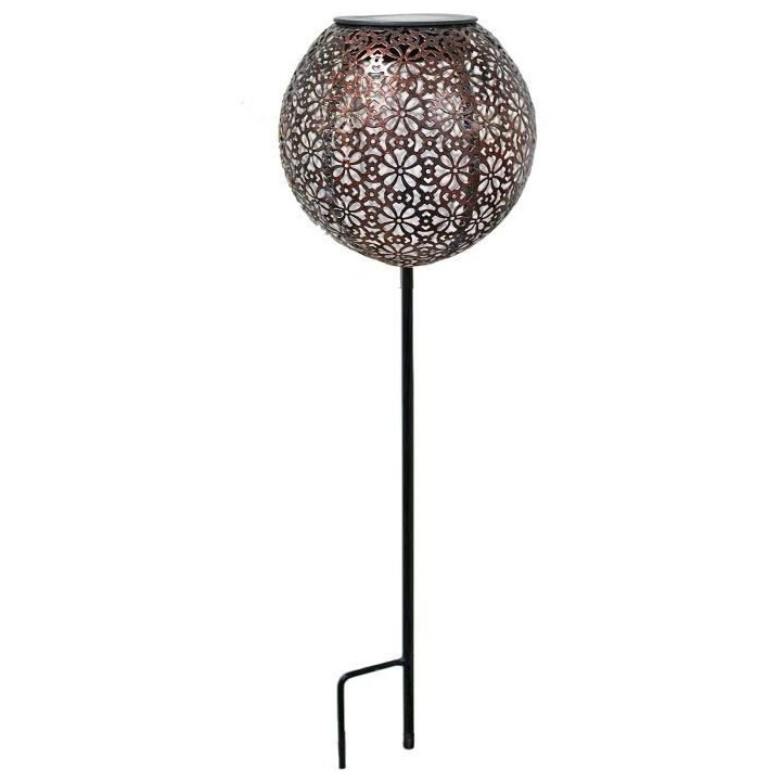 GALIX Décoration métal a énergie solaire - Design rétro