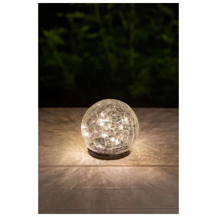 GALIX Sphere solaire - Effet verre brisé - Ø 10 cm