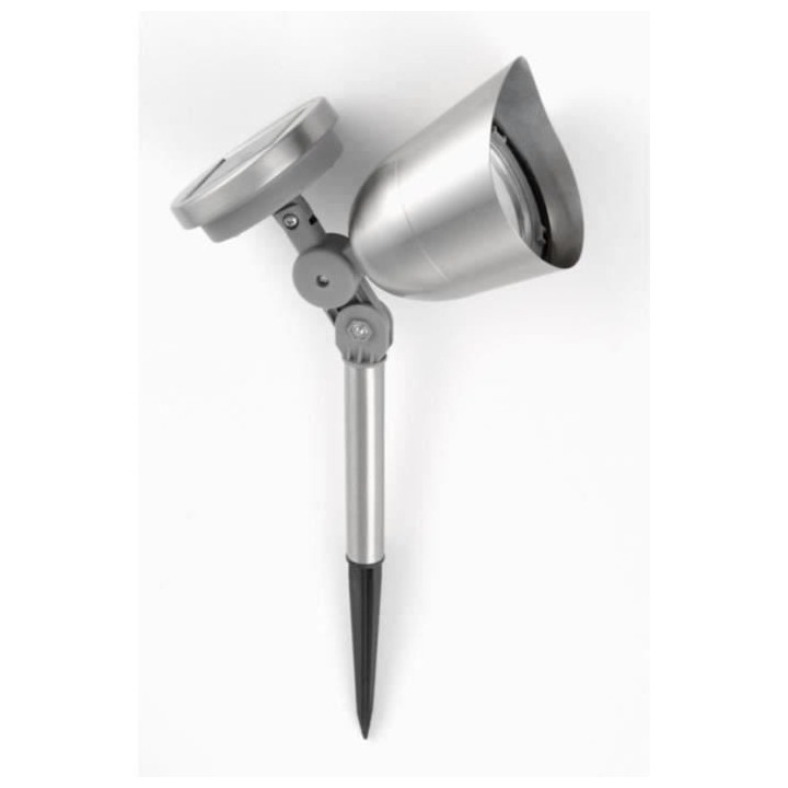 GALIX Spot a énergie solaire en inox brossé