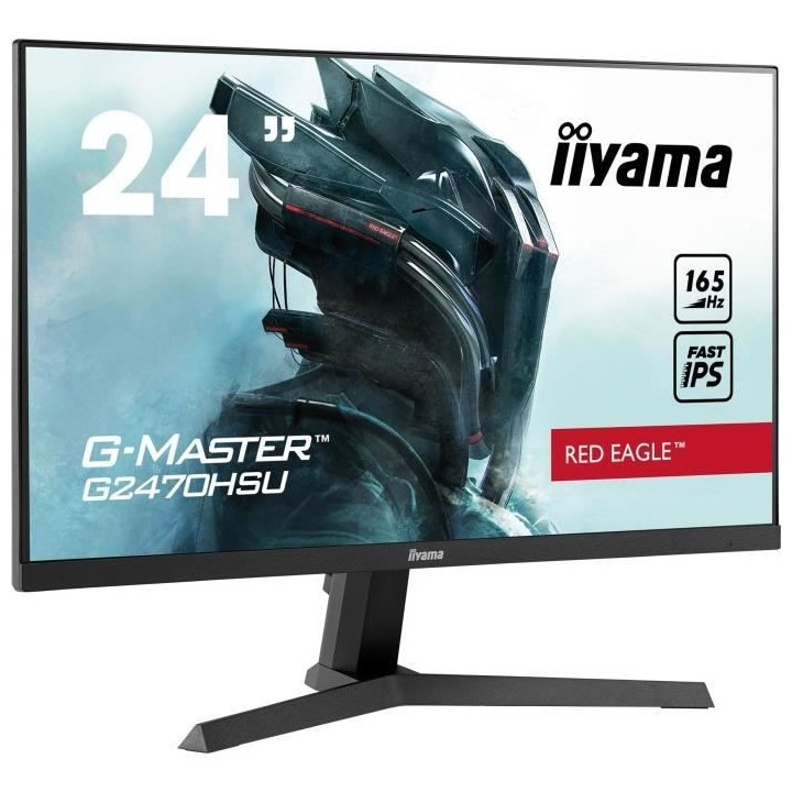 Ecran PC Gamer - IIYAMA G-Master Red Eagle G2470HSU-B1 - 23,8 FHD - Da