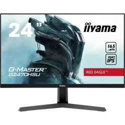 Ecran PC Gamer - IIYAMA G-Master Red Eagle G2470HSU-B1 - 23,8 FHD - Dalle IPS - 0,8 ms - 165 Hz - HDMI / DisplayPort - FreeSync