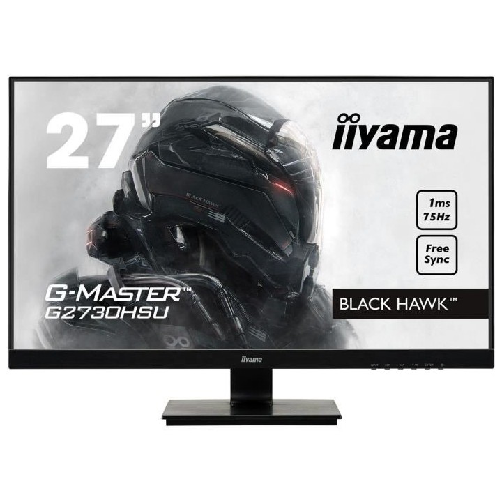 Ecran IIYAMA G-Master Black Hawk - 27 Full HD - Dalle TN - 1 ms - 75 H