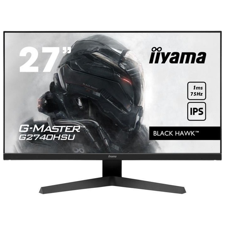 Ecran PC Gamer - IIYAMA G2740HSUB1 G-Master Black Hawk - 27 FHD - Dall