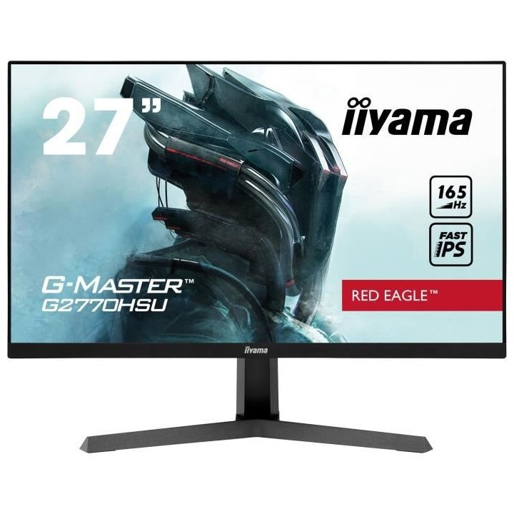 Ecran PC Gamer - IIYAMA G-Master Red Eagle G2770HSU-B1 - 27 FHD - Dall