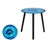Table d'appoint Turquoise Verre (40 x 41,5 x 40 cm)