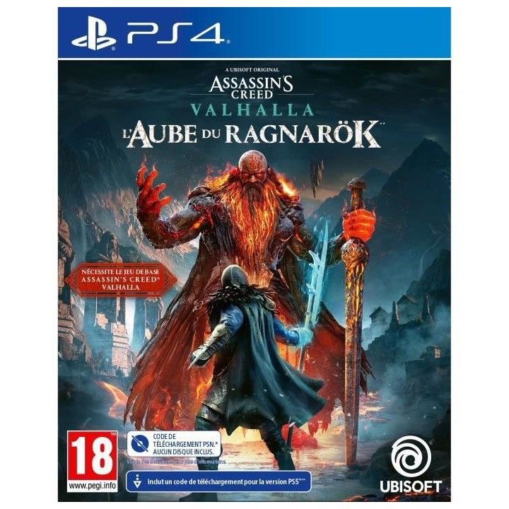 Assassin's Creed Valhalla Extension L'aube du Ragnarok Jeu PS4