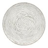 Table d'appoint Spirales 40 x 39 x 40 cm Bois Marron Blanc