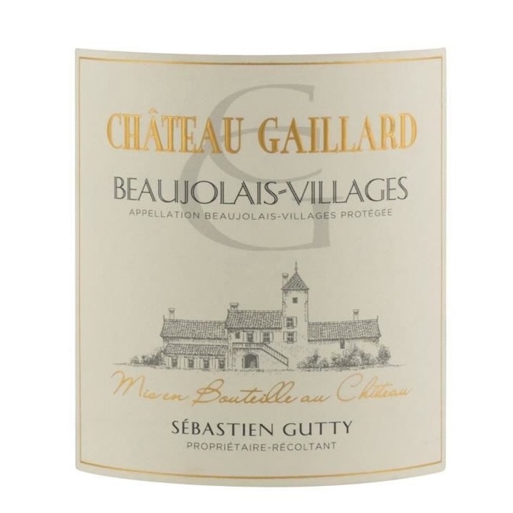 Château Gaillard 2020 Beaujolais Villages - Vin rouge de Bourgogne