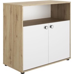 Chambre bébé Duo : Lit + Commode a langer ARTHUR - Décor chene blond - 70 x 140 cm - GALIPETTE