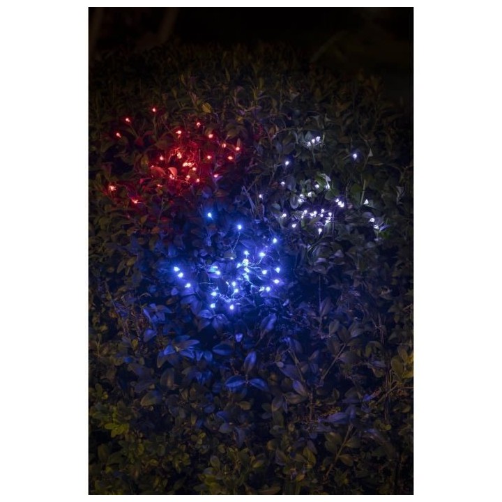 Guirlande solaire 3 étoiles rayonnantes - 3m - GALIX