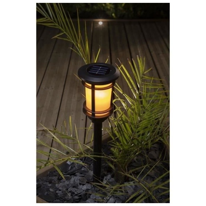 Balise solaire effet flamme naturelle - GALIX