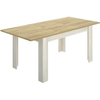 Table a manger extensible 6-8 personnes - Décor chene clair - L 140/1