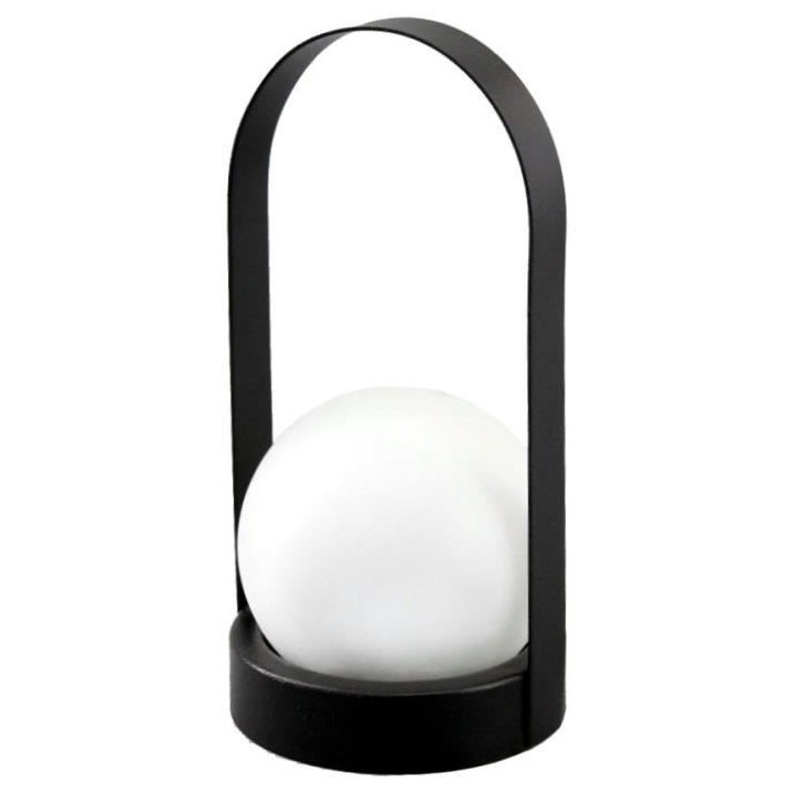 Lanterne solaire métal - boule perlée - GALIX