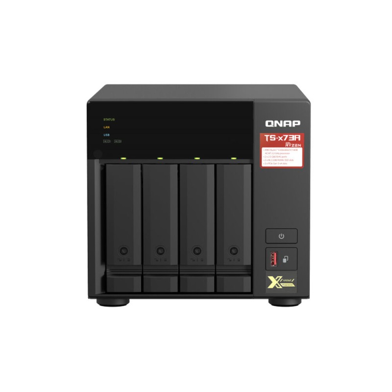 Stockage en Réseau NAS Qnap TS-473A-8G           Noir