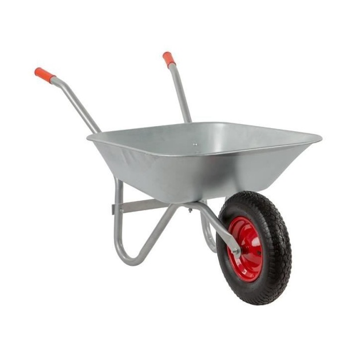 GALICO Brouette Practo Garden Capacité : 85 l - Charge max : 100 kg -
