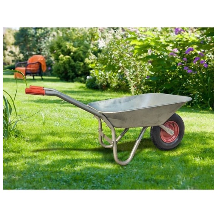 GALICO Brouette Practo Garden Capacité : 85 l - Charge max : 100 kg -