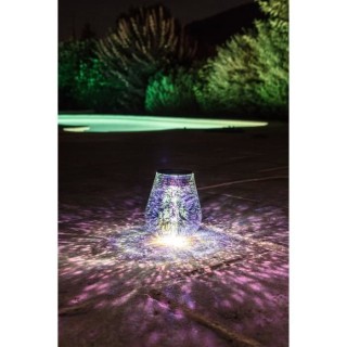 GALIX Décoration de table a énergie solaire - 10 Lm - H 13,5 x Ø 11