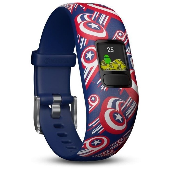 GARMIN Vivofit Junior 2 Captain America - Bracelet d'activité - Enfan