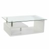 Table d'appoint DKD Home Decor Verre Métal Bois Blanc (120 x 65 x 42 cm)