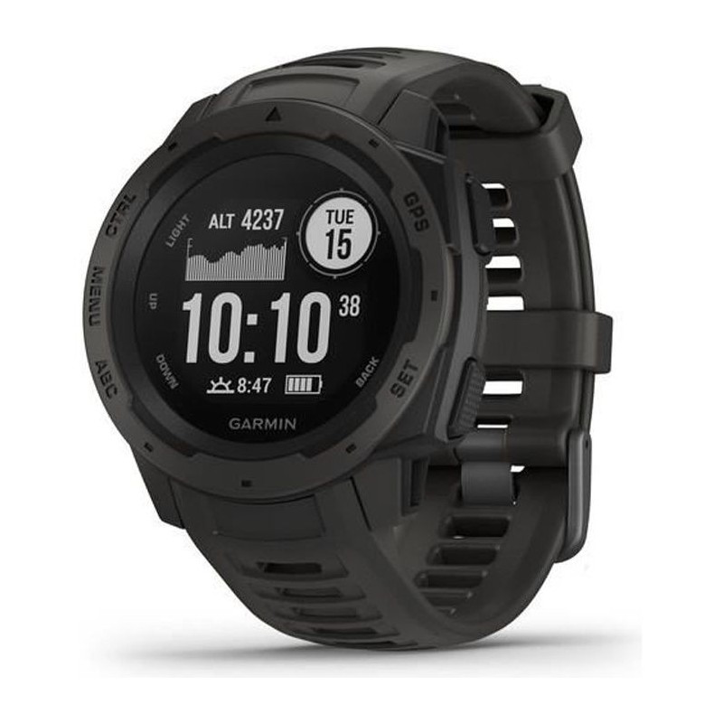 Garmin Instinct - Montre GPS robuste - Graphite Gray