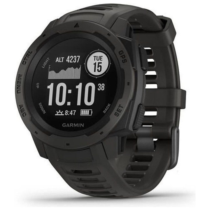 Garmin Instinct - Montre GPS robuste - Graphite Gray