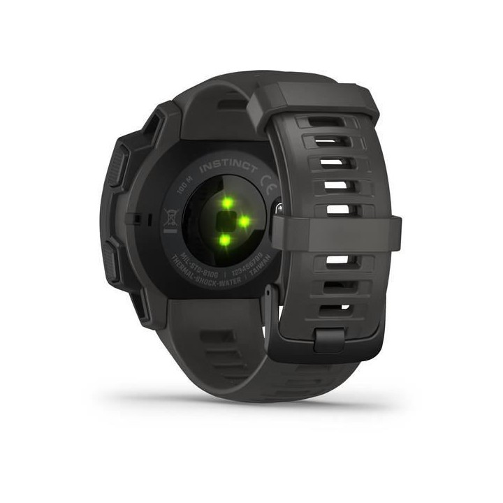 Garmin Instinct - Montre GPS robuste - Graphite Gray