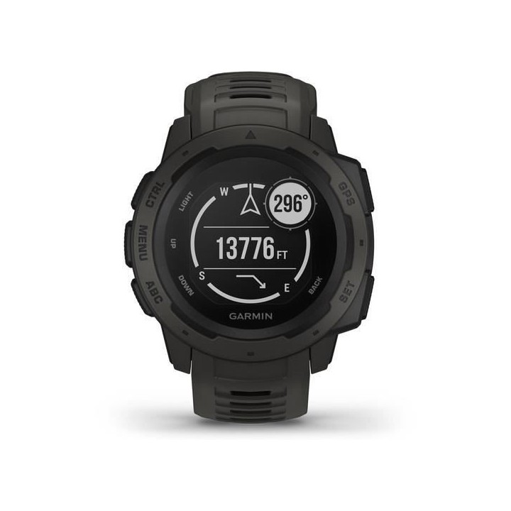 Garmin Instinct - Montre GPS robuste - Graphite Gray