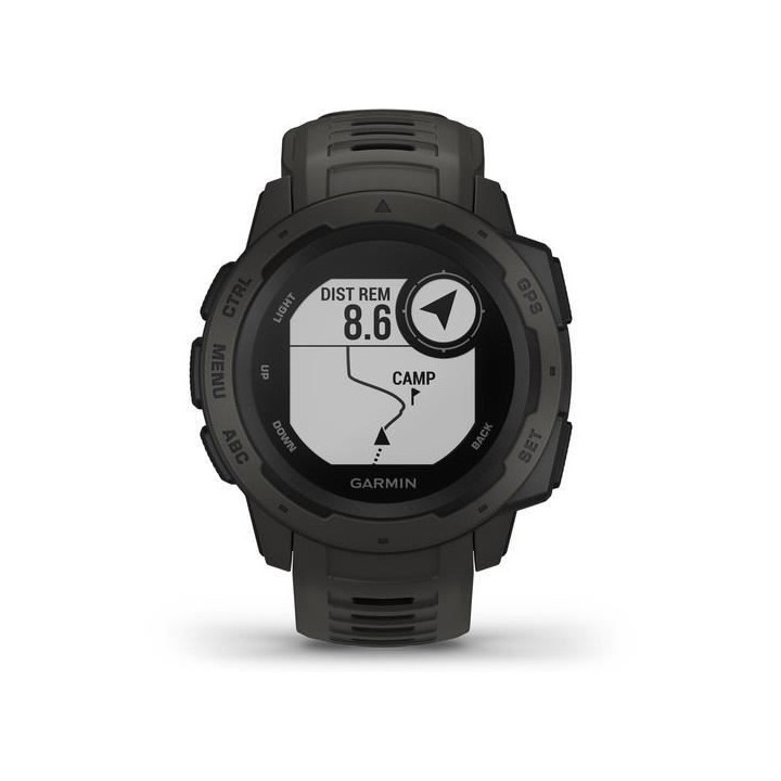 Garmin Instinct - Montre GPS robuste - Graphite Gray