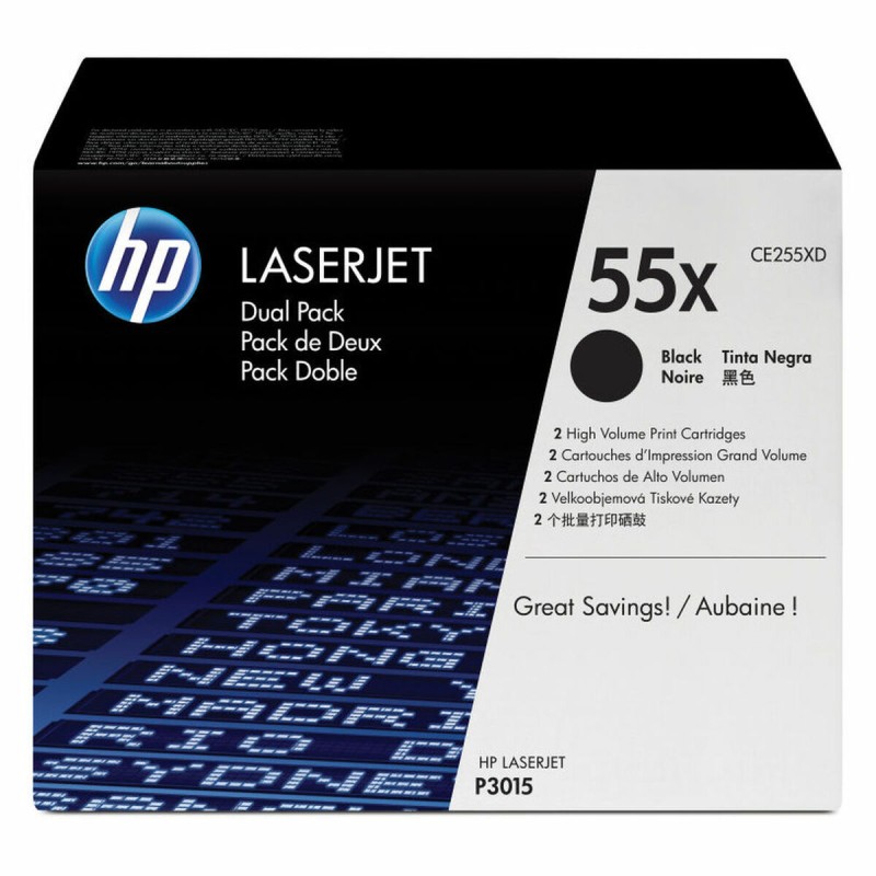 Toner HP CE255XD Noir