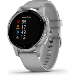 GARMIN Vivoactive 4S - Montre connectée GPS multisports - Silver Powd
