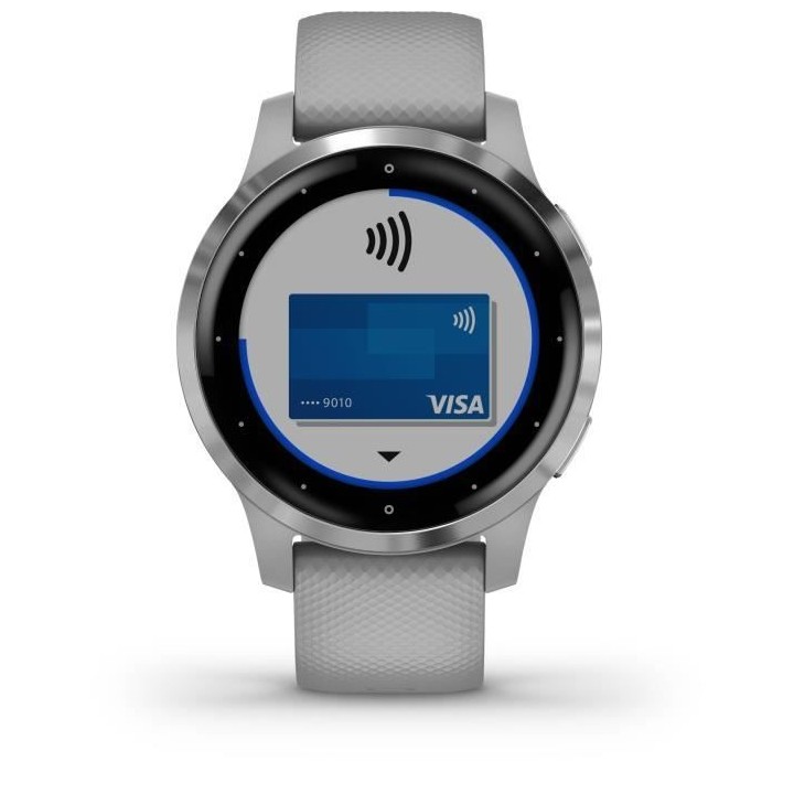 GARMIN Vivoactive 4S - Montre connectée GPS multisports - Silver Powd